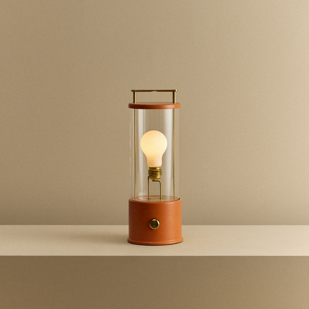 The Muse 2.0 Portable Lamp in Claycourt Orange | Table Lamps