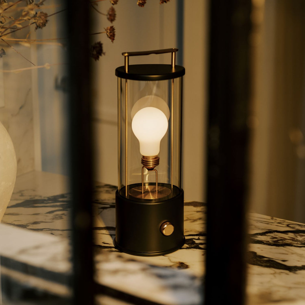 The Muse Portable Lamp in Hackles Black | Tala x Farrow