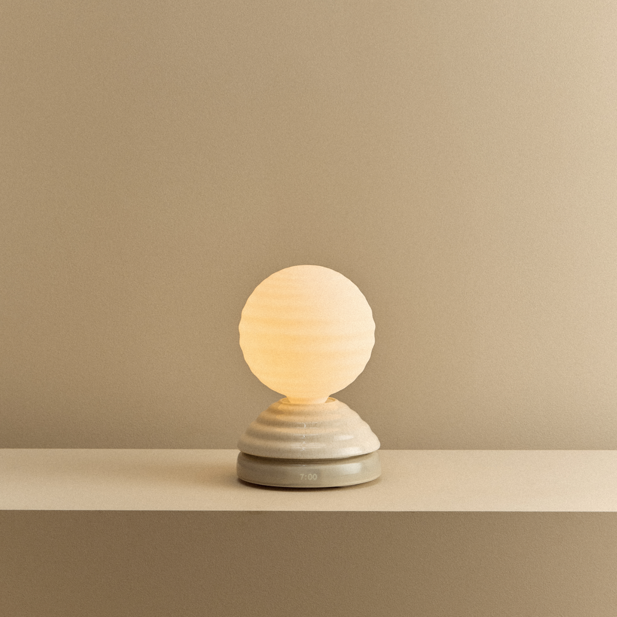 Wake Sleep Light in Pebble White | Wake Up and Wind Down | Smart
