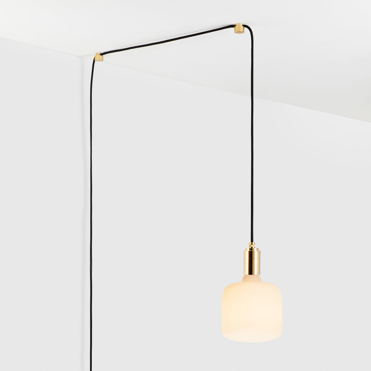 Oblo Plug in Pendant Light in Brass Pendant Lights Tala Tala US