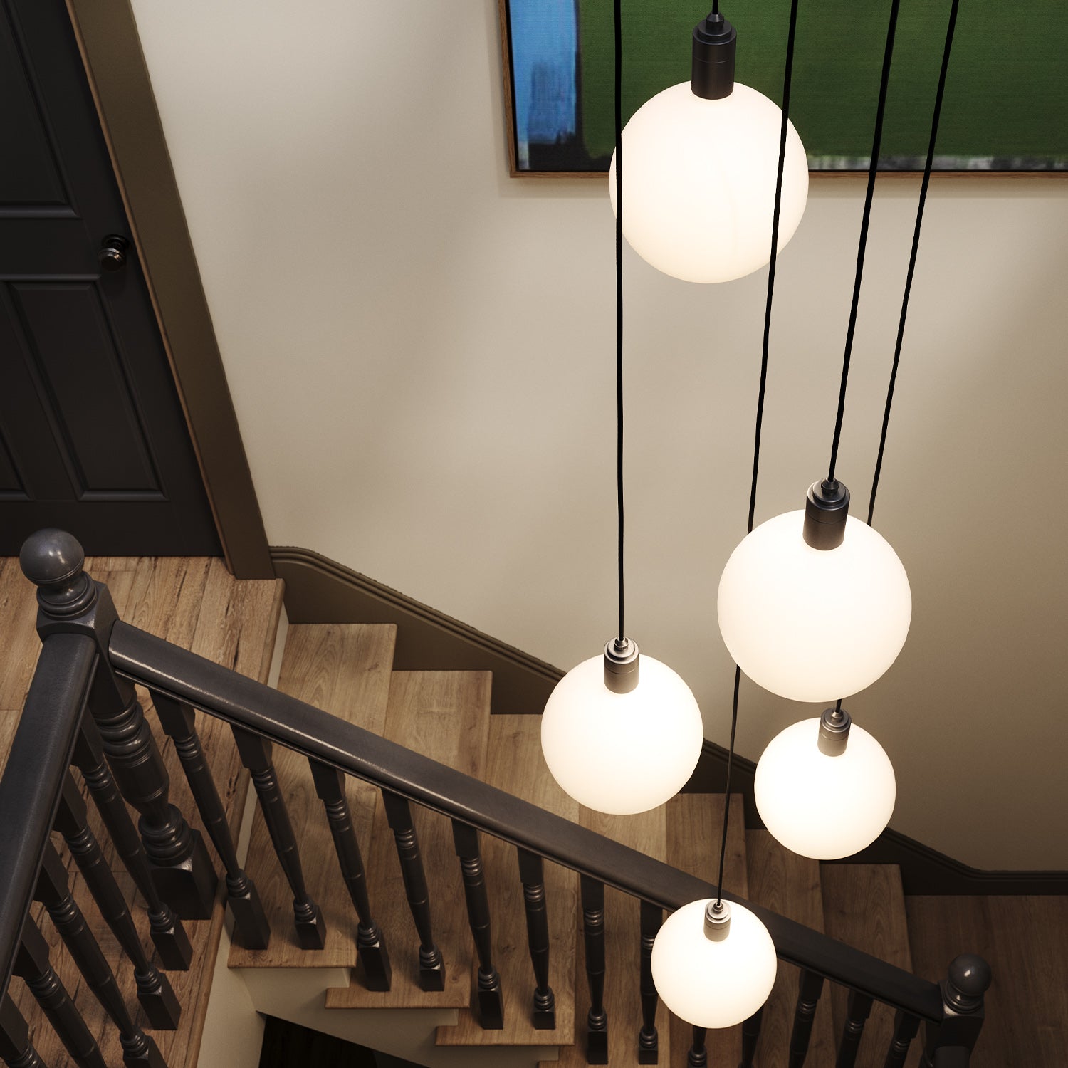 Five Pendant in Graphite + Sphere V - Thumbnail 4