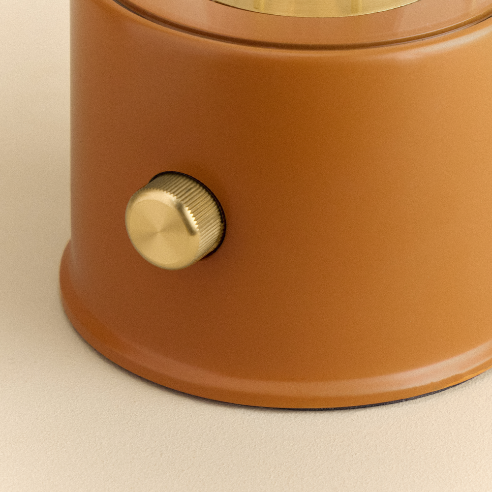 The Muse 2.0 Portable Lamp in Claycourt Orange | Table Lamps