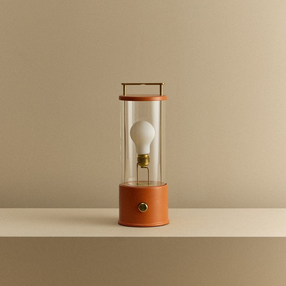 The Muse 2.0 Portable Lamp in Claycourt Orange | Table Lamps