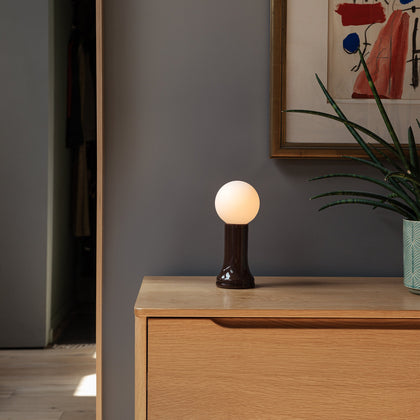 Lifestyle photo of Tala Shore Lamp, a popular choice for modern home lighting.