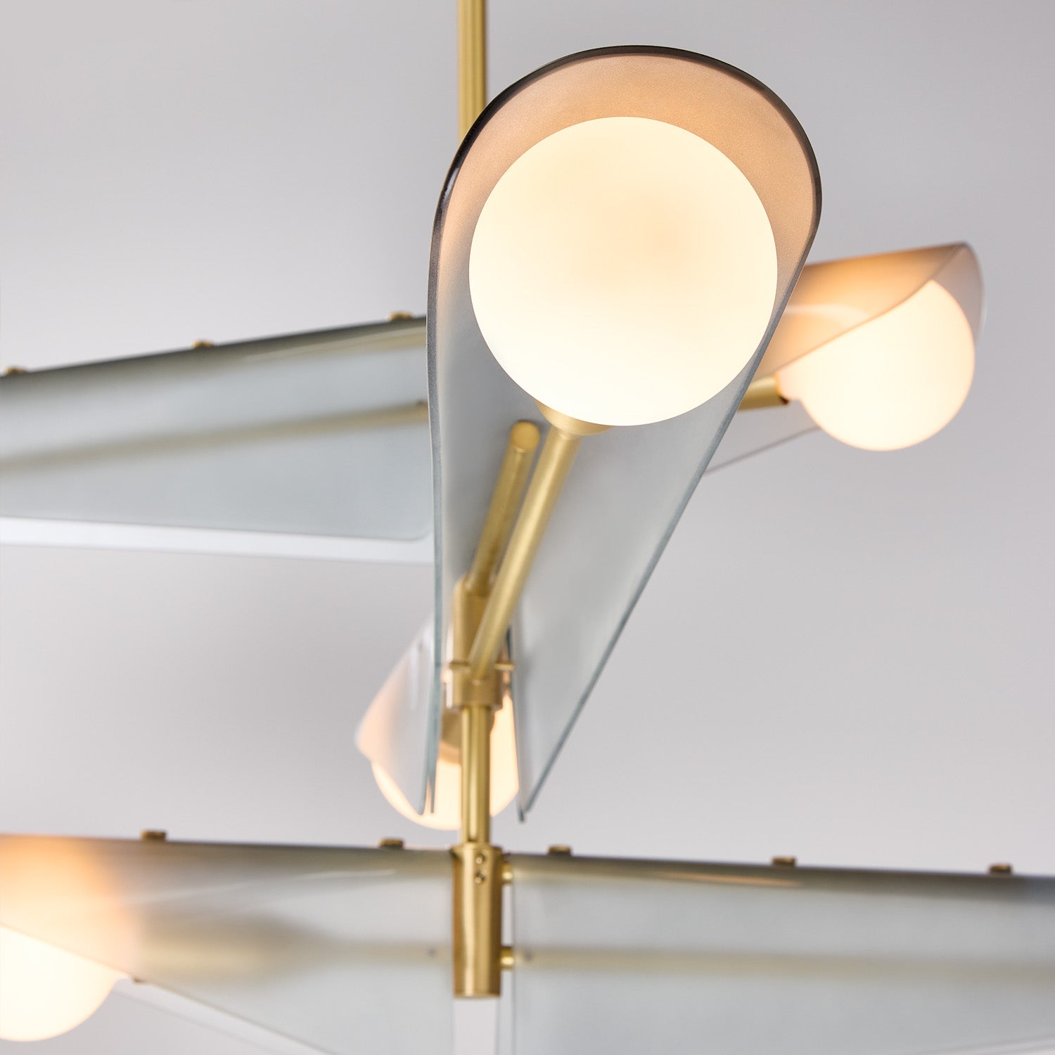 Sycamore Chandelier 3 Tiers in Dawn Grey | Sycamore Range