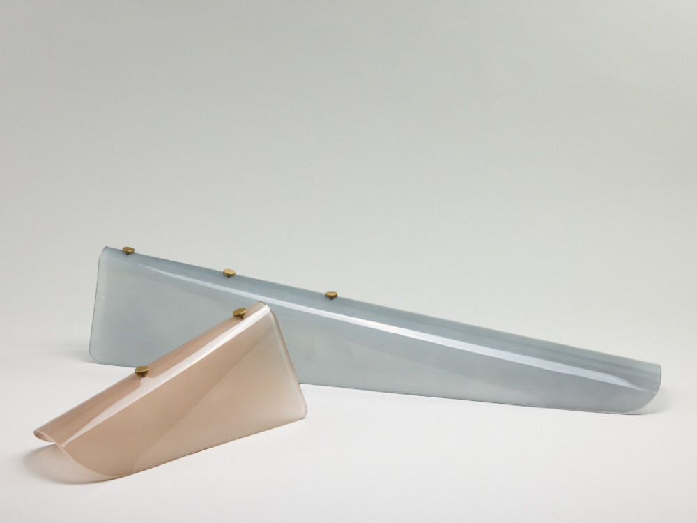 Tala Sycamore Chandelier is Available in Dusk Pink and Dawn Grey color options