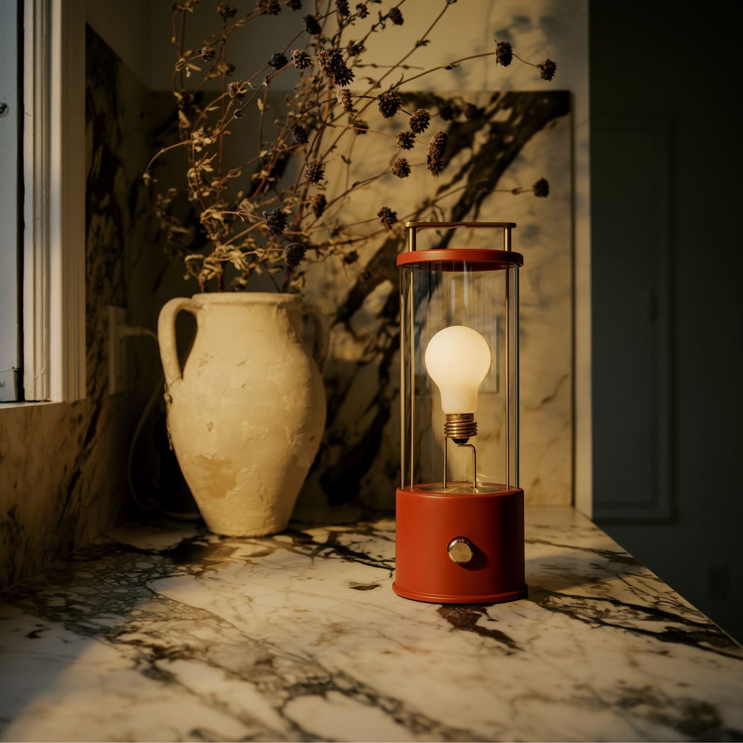 The Muse Portable Lamp in Pomona Red | Table Lamps | Tala – Tala US