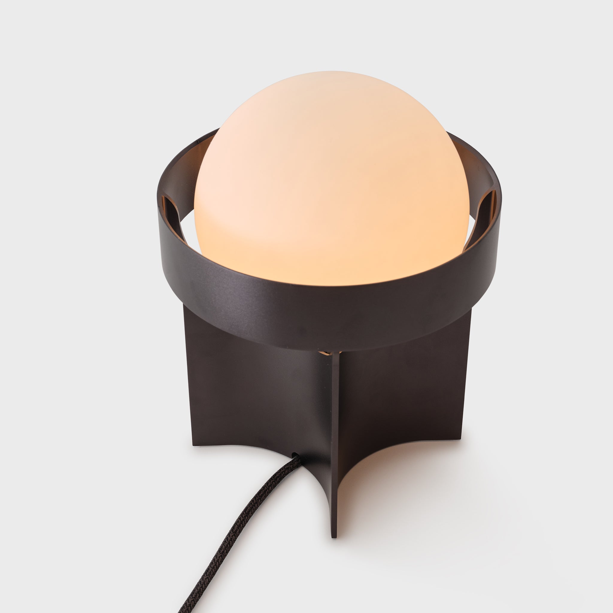 Loop Table Lamp in Dark Grey + Sphere IV - Thumbnail 5