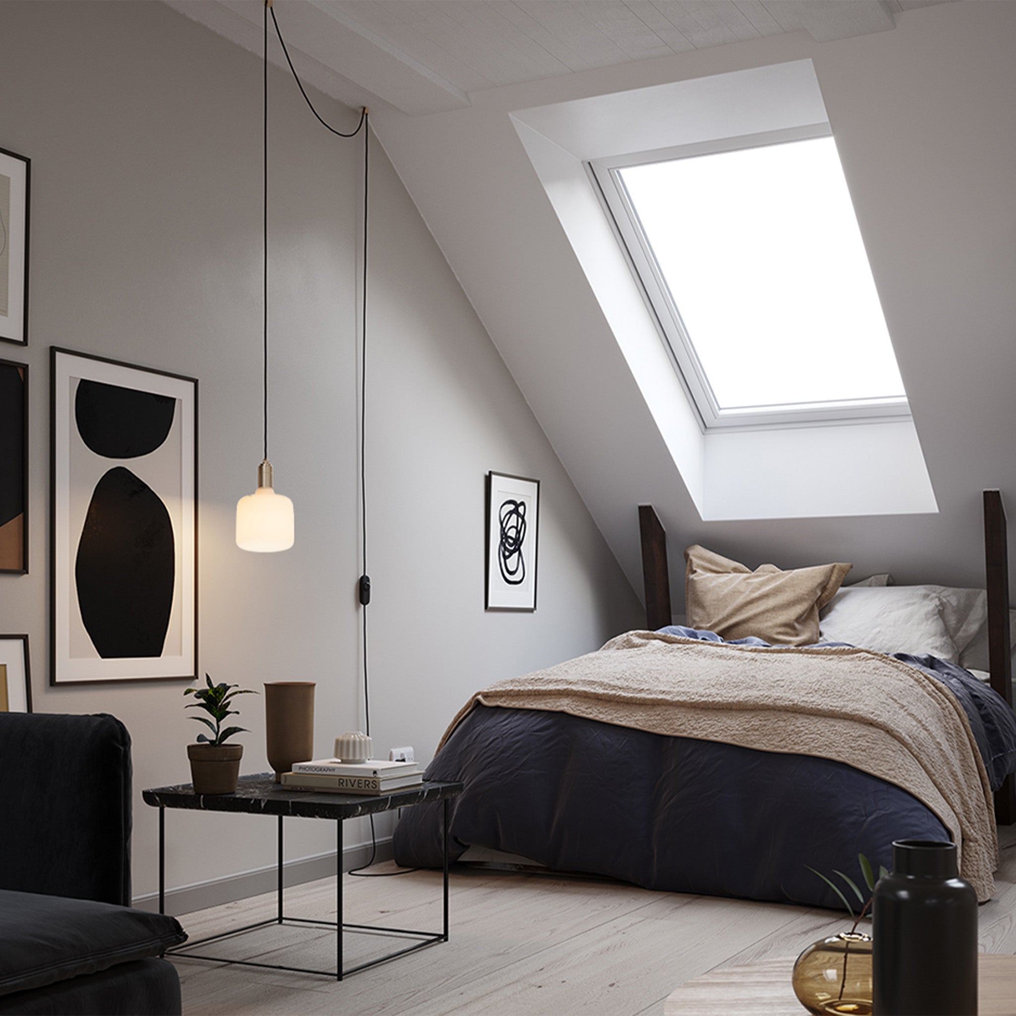 Oblo Pendant Light in Brass | Designer LED Pendant Lighting | Tala
