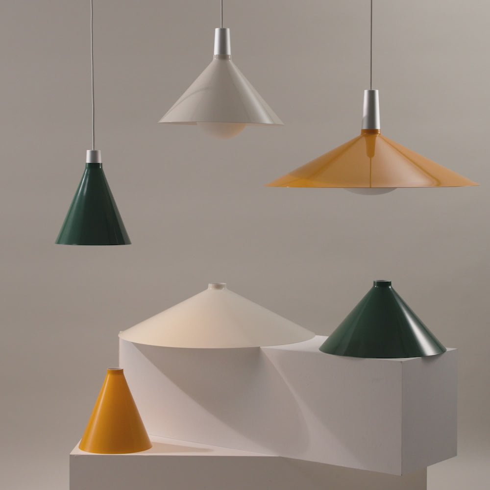 Bower Pendant Light Small in Dark Green + Sphere III - Thumbnail 5