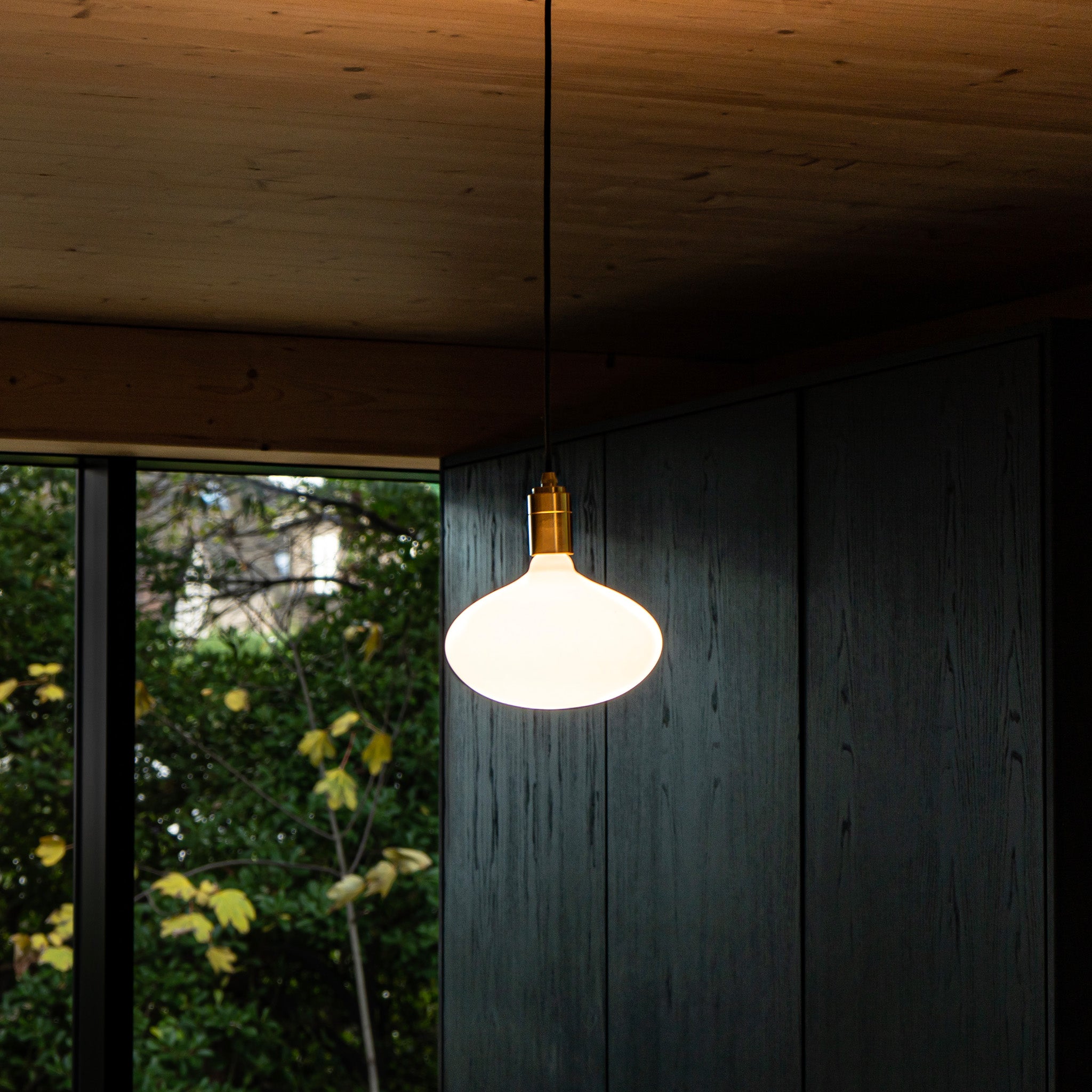Oval II Plug-In Pendant in Brass | Pendant Lights | Fixtures