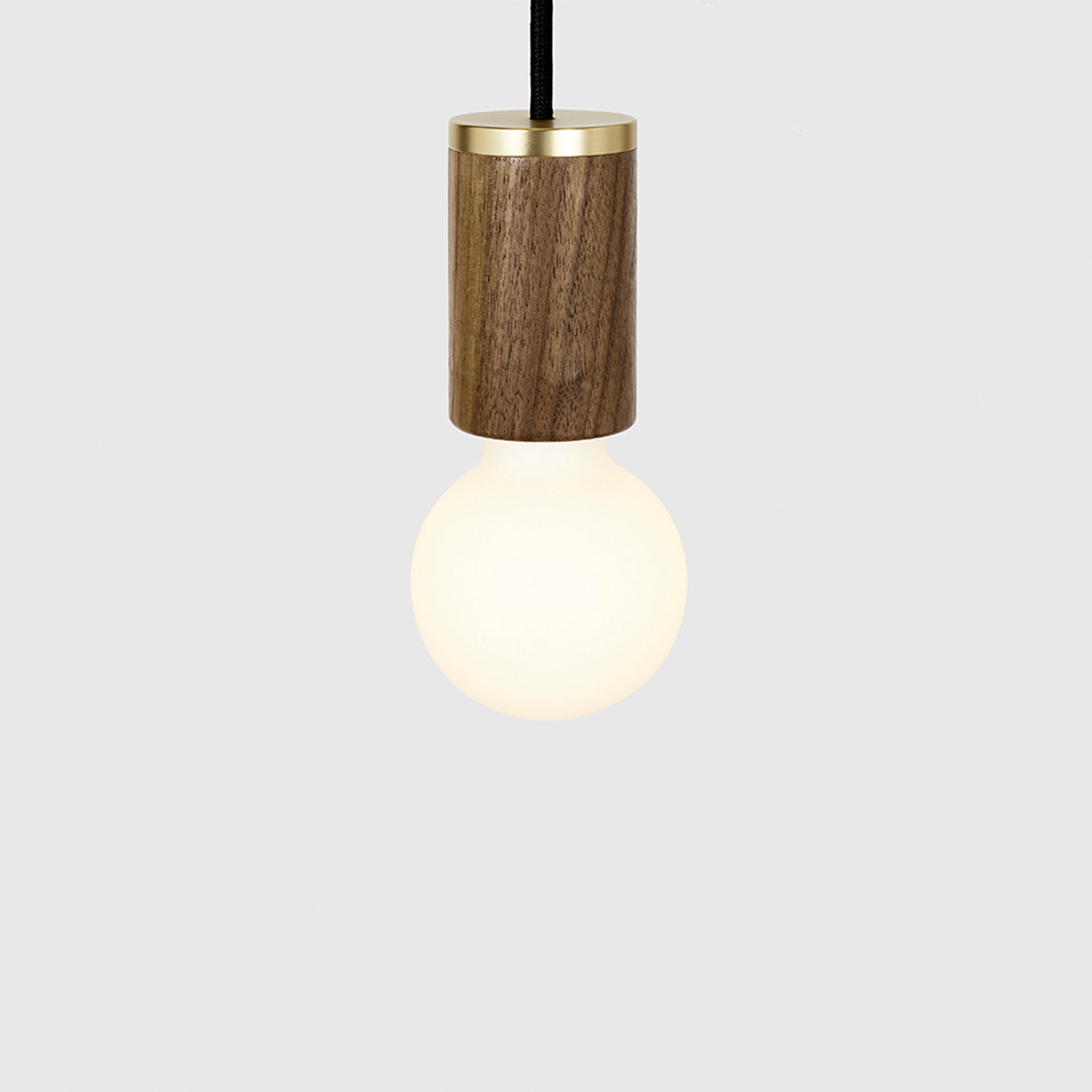 Sphere II Pendant Light in Walnut - Thumbnail 3