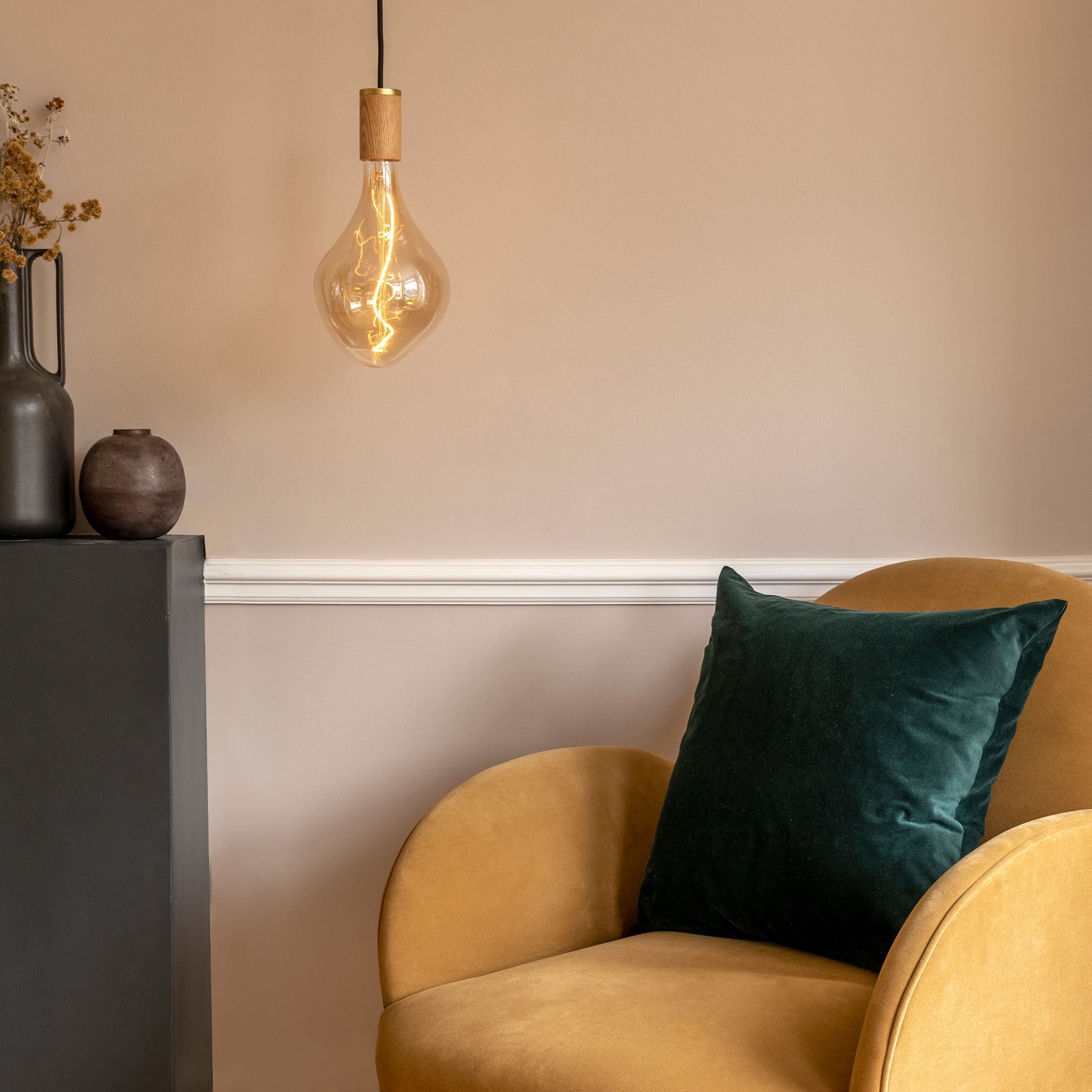 Knuckle Pendant in Oak Lighting Fixtures Tala Tala US